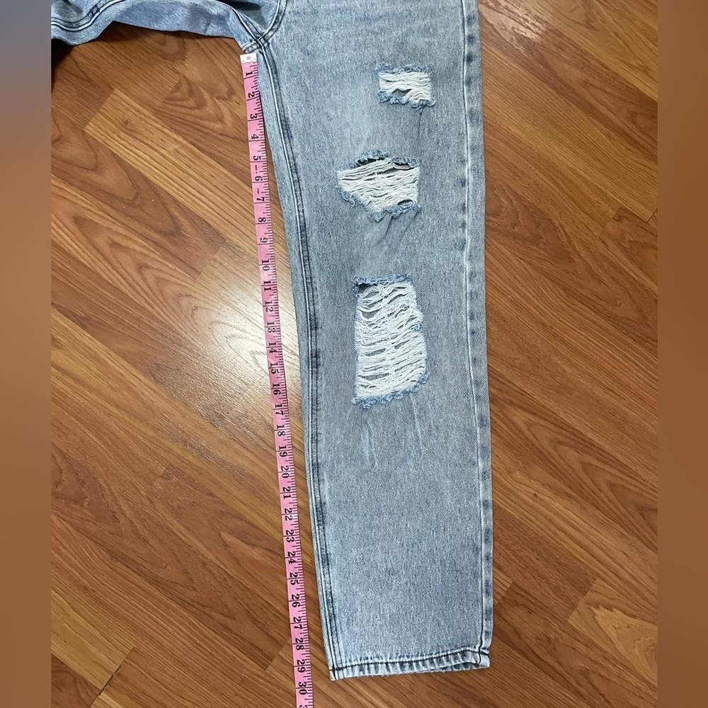 Zumiez Empyre Tori Courtney Wash Skate Denim Jeans Baggy High Rise Distressed 0 - Picture 16 of 16